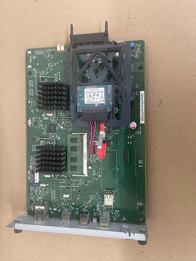 Used HP CZ199-60001 Printer Formatter Board W/ SDSA6AM-008G-1006