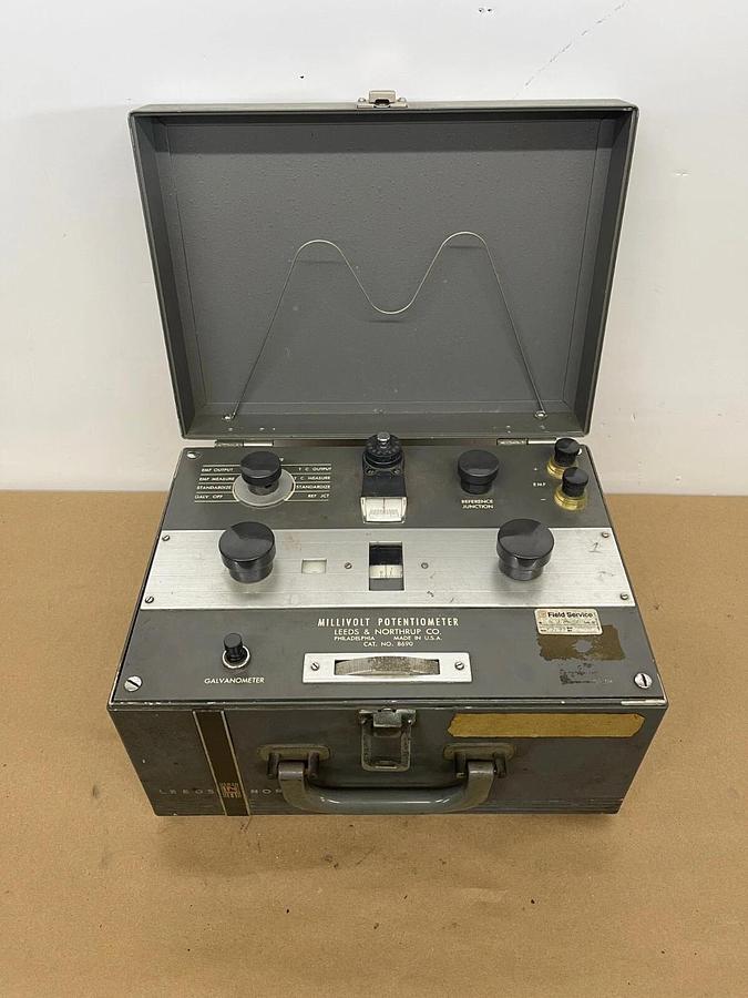 Used Leeds and Northrup Millivolt Potentiometer/Galvanometer Cat. No. 8690