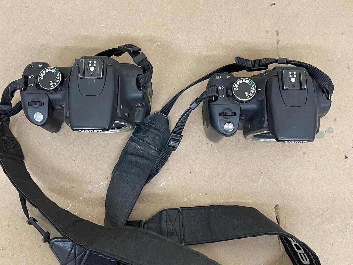 Used Canon EOS Digital Rebel XT DS126071 Camera Body -LOT of 2