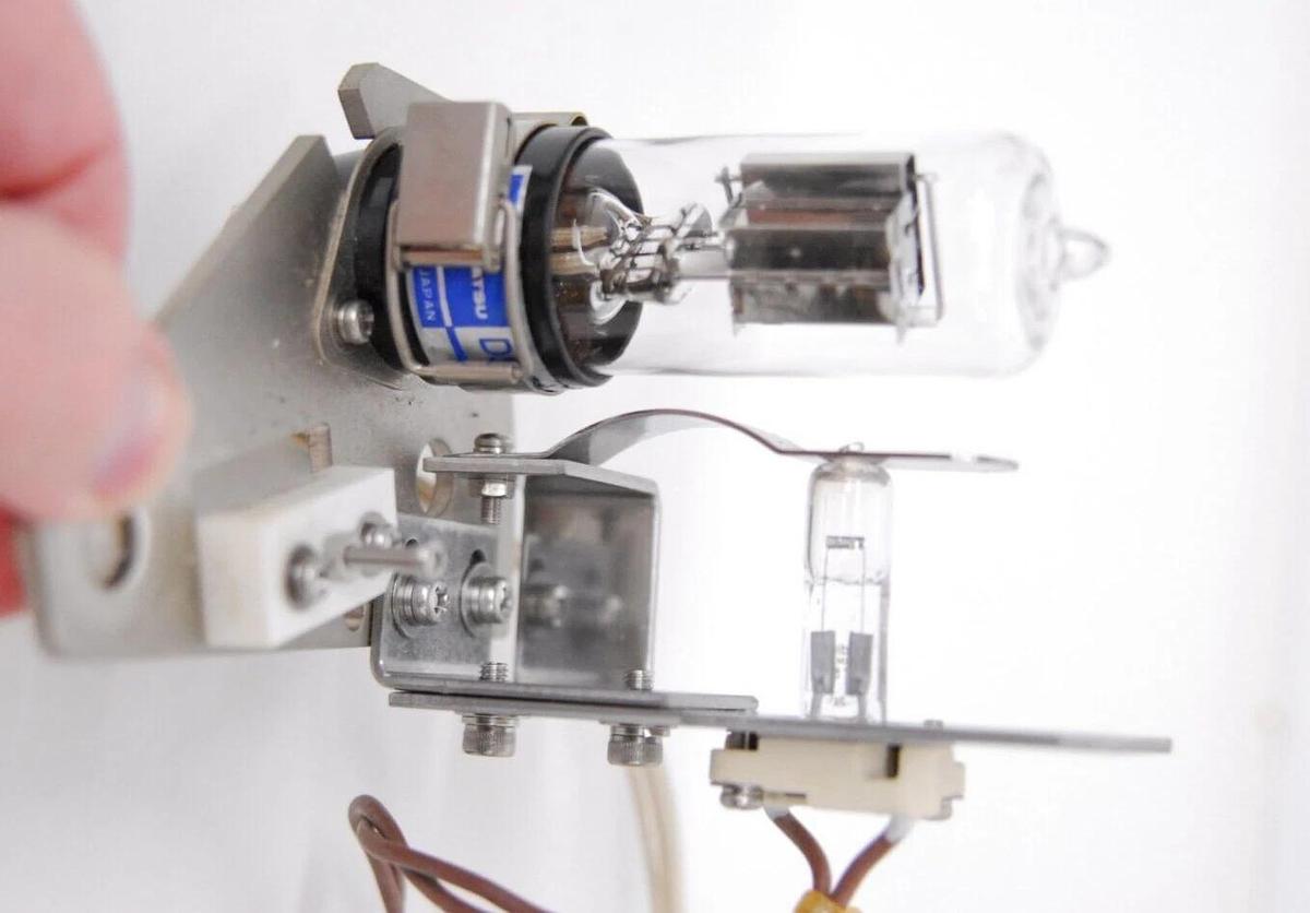 Used Shimadzu UV-160 Spectrometer - Lamp Assembly W/ Deuterium, Halogen Lamps