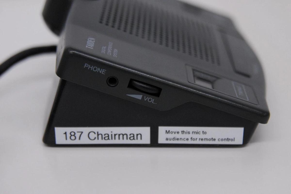 Used Taiden HCS-4333CB/20 Digital Congress System Chairman Unit - READ DESCRIPTION