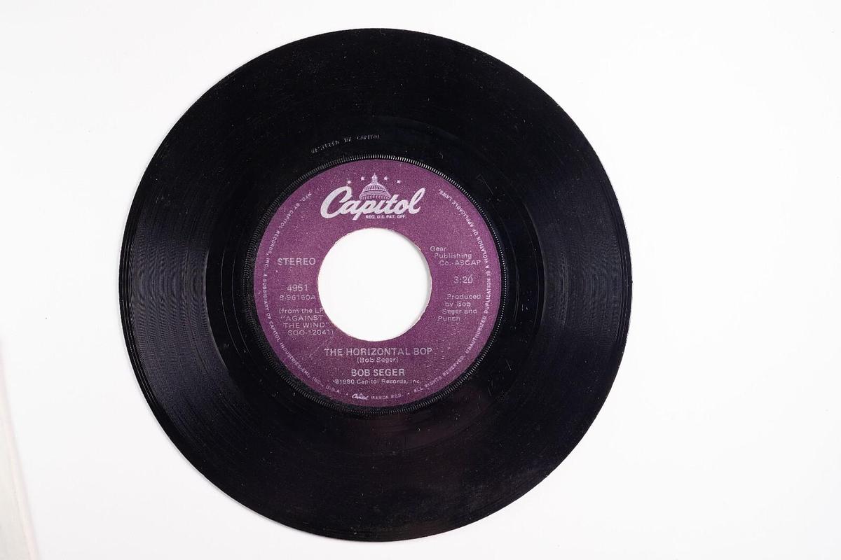 Used Bob Seger The Horizontal Bop, Her Strut 45 Record