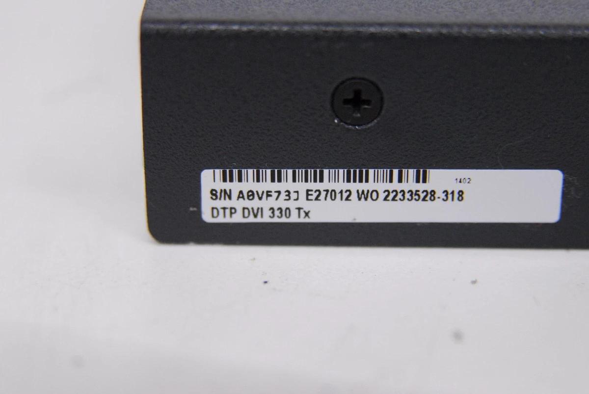 Used Extron DTP DVI 330 Tx Long Distance Transmitter for DVI