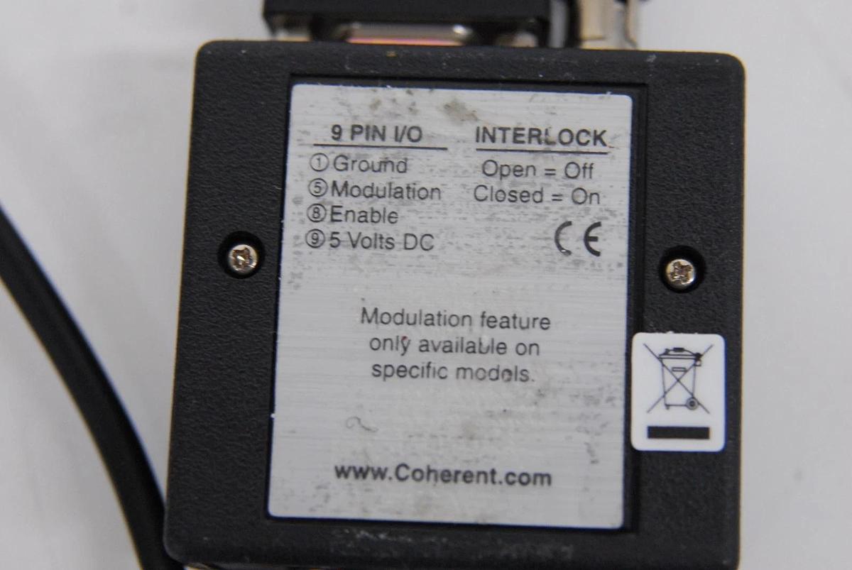 Used Coherent 1069417/AH 640nm 40mW CUBE Laser Module W/ Power Supply/Control Box