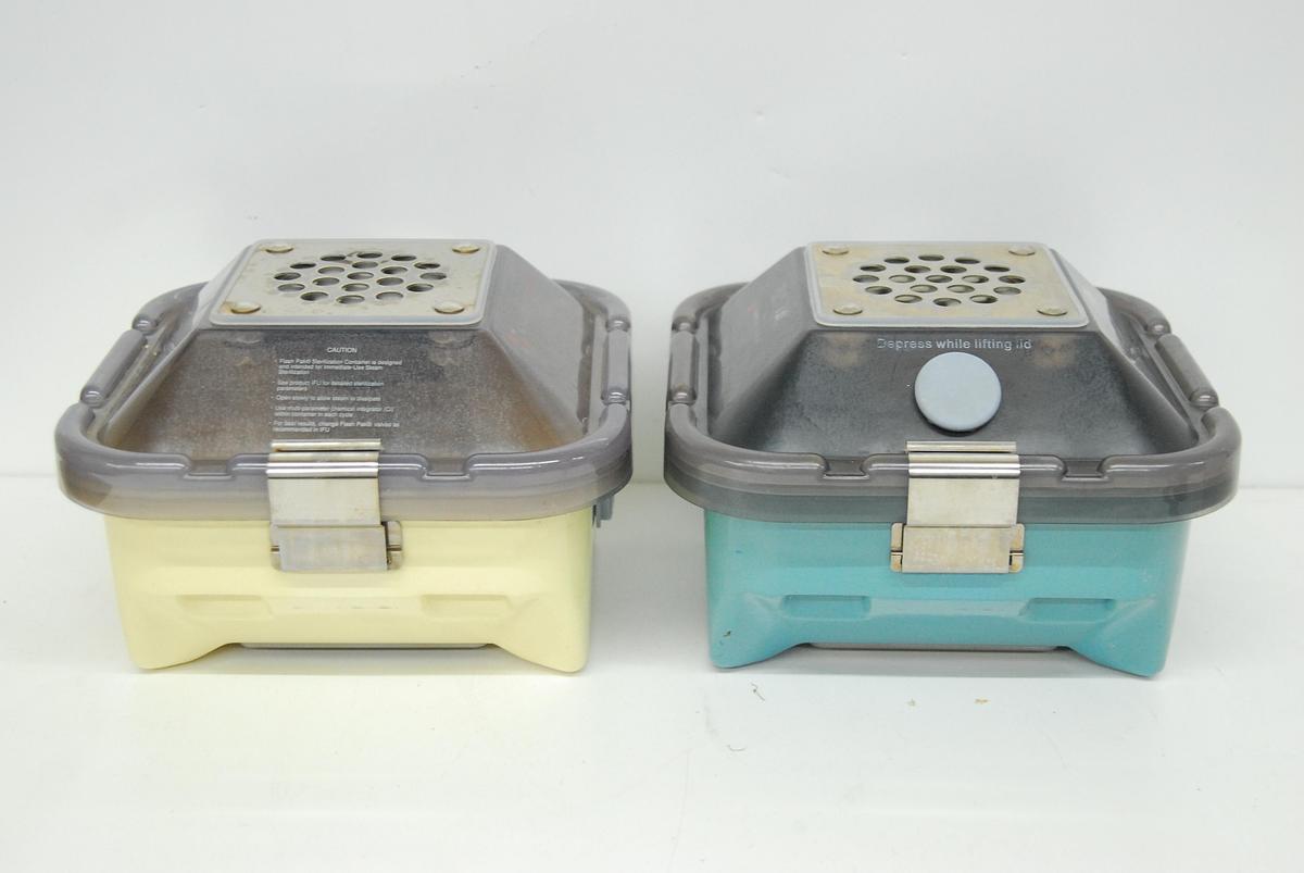 Used Symmetry Medical 9020 Sterilization Container System - Lot of 2