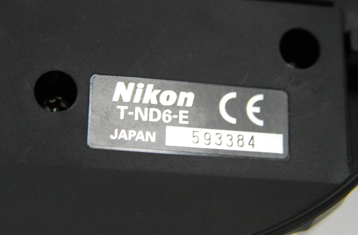 Used Nikon T-ND6-E Microscope Motorized DIC Sextuple Nosepiece (TE2000) - Read Description