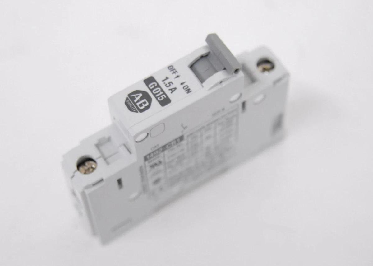 Used Allen-Bradley 1492-CB1 G015 1.5A  Single-Pole DIN Rail Miniature Circuit Breaker