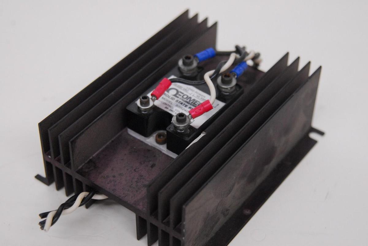 Used Omega SSR240A45 Solid State Relay W/ Mount/Heat Sink- TESTED