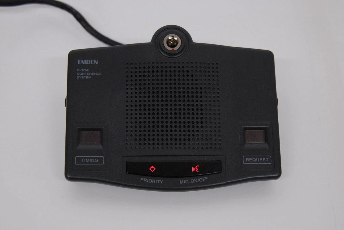 Used Taiden HCS-4333CB/20 Digital Congress System Chairman Unit - READ DESCRIPTION