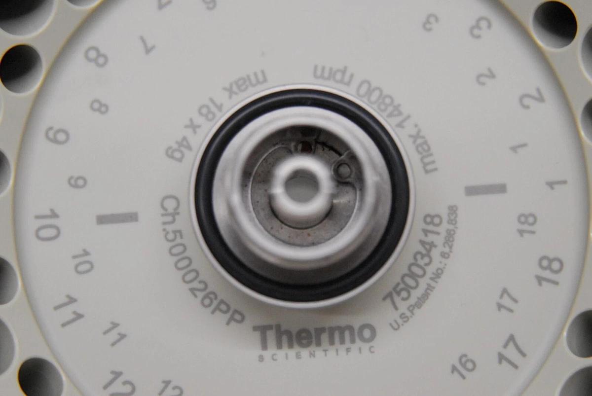 Used Thermo Scientific 75003418 18 x 2.0/0.5mL Dual Row Rotor