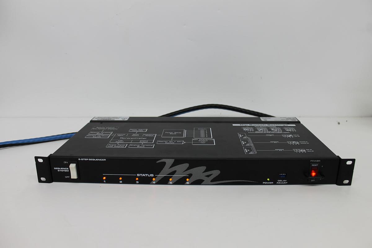 Used Middle Atlantic Power Sequencer PDS-620R 6-Step Sequencer 115V 20 Amp 6 Outlets