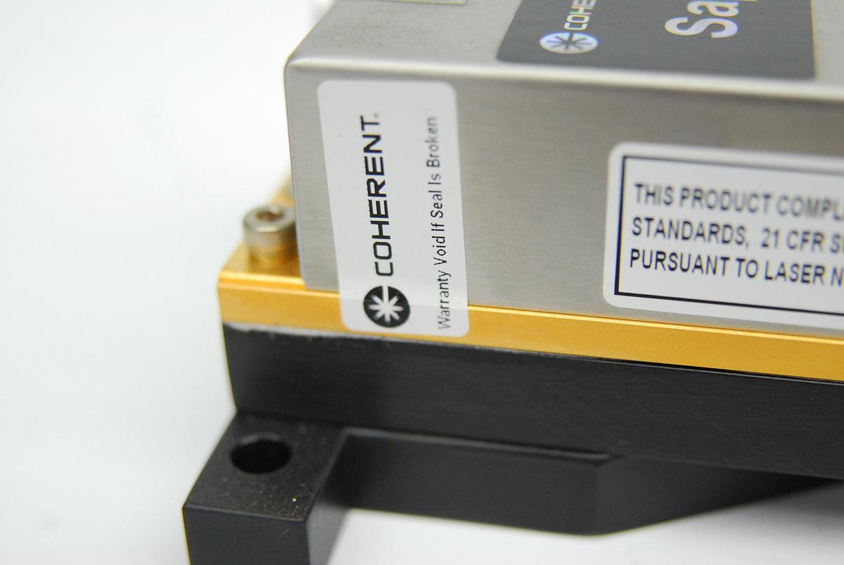 Used Coherent 1170380 Sapphire 561-20 CW CDRH Laser Head 561nm 20mW