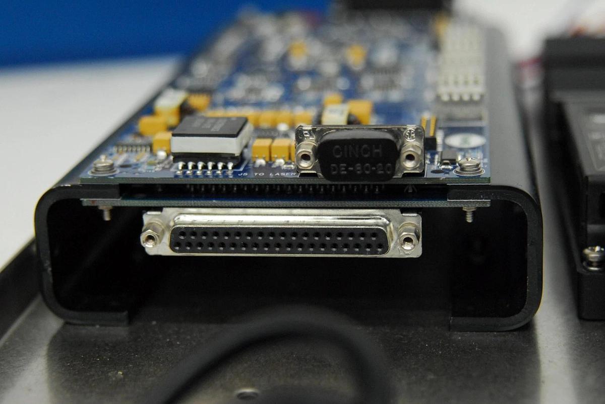 Used Coherent SAPPHIRE 488-100 488nm Laser W/ 1092551 CPU BD/Power Supply/Head Cable