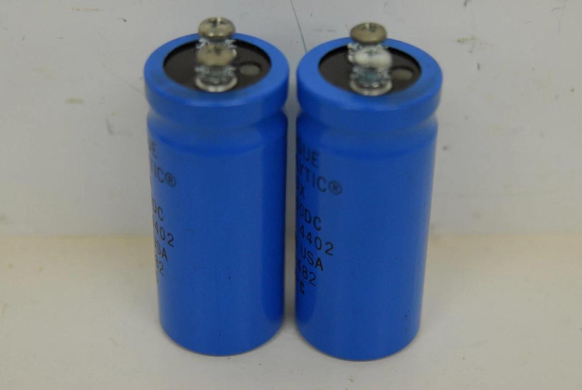 Used Capacitors Sprague Powerlytic 36DX 4800-50DC  Lot of 2 -