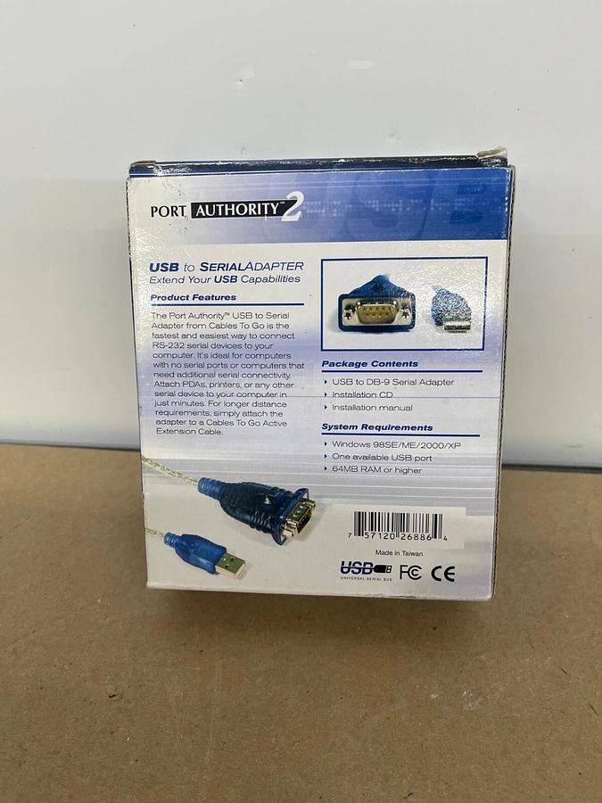 Used Cables to Go USB to serial adapter