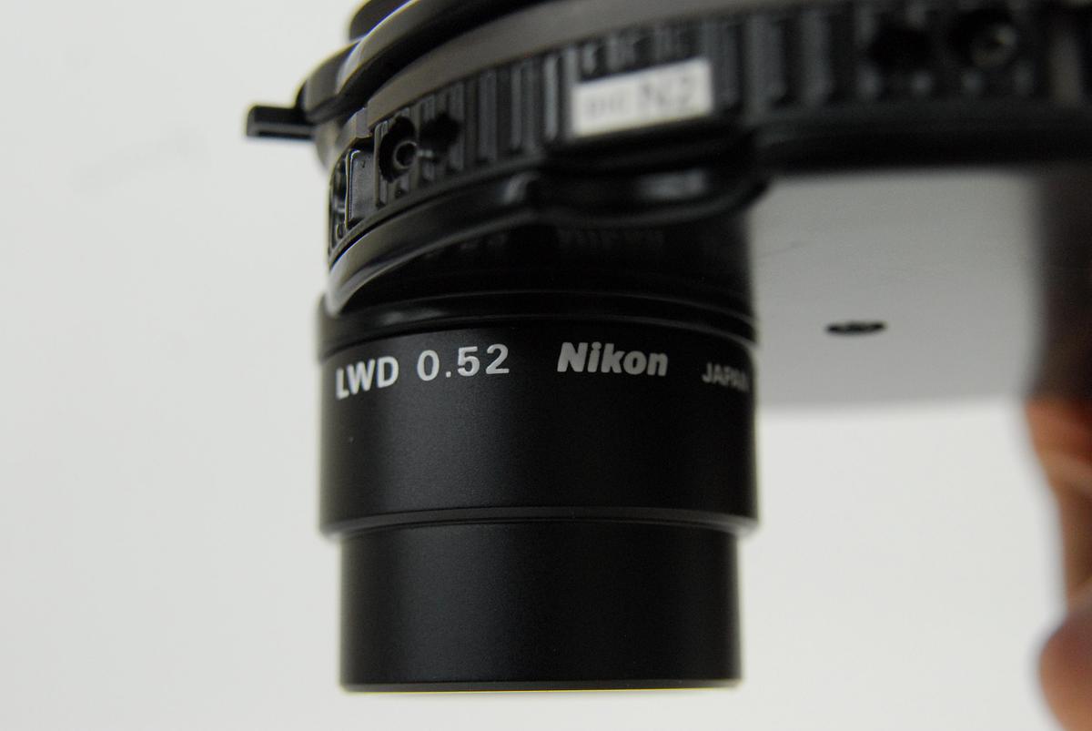 Used Nikon LWD 0.52 Condenser Turret W/ DIC N2 Prism, Ph1/Ph2/Ph3 Annuli