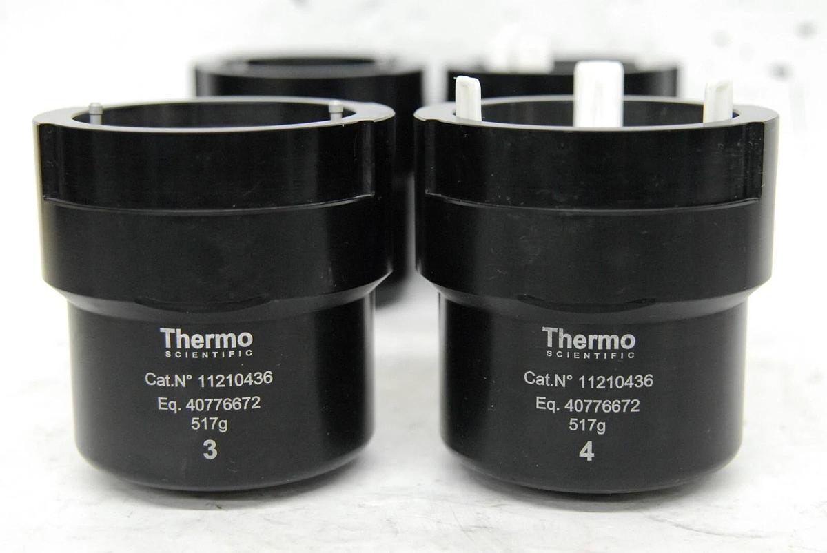 Used Thermo T41 51231105 Centrifuge Rotor 4100RPM 3.70kg W/ 4 Buckets, 4 inserts