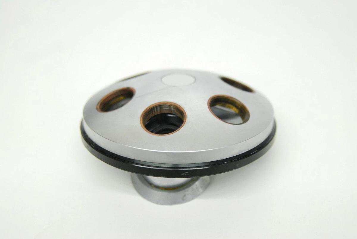 Used Nikon 6-Place Objective Nosepiece Turret - Diaphot 200/300 Inverted Microscope