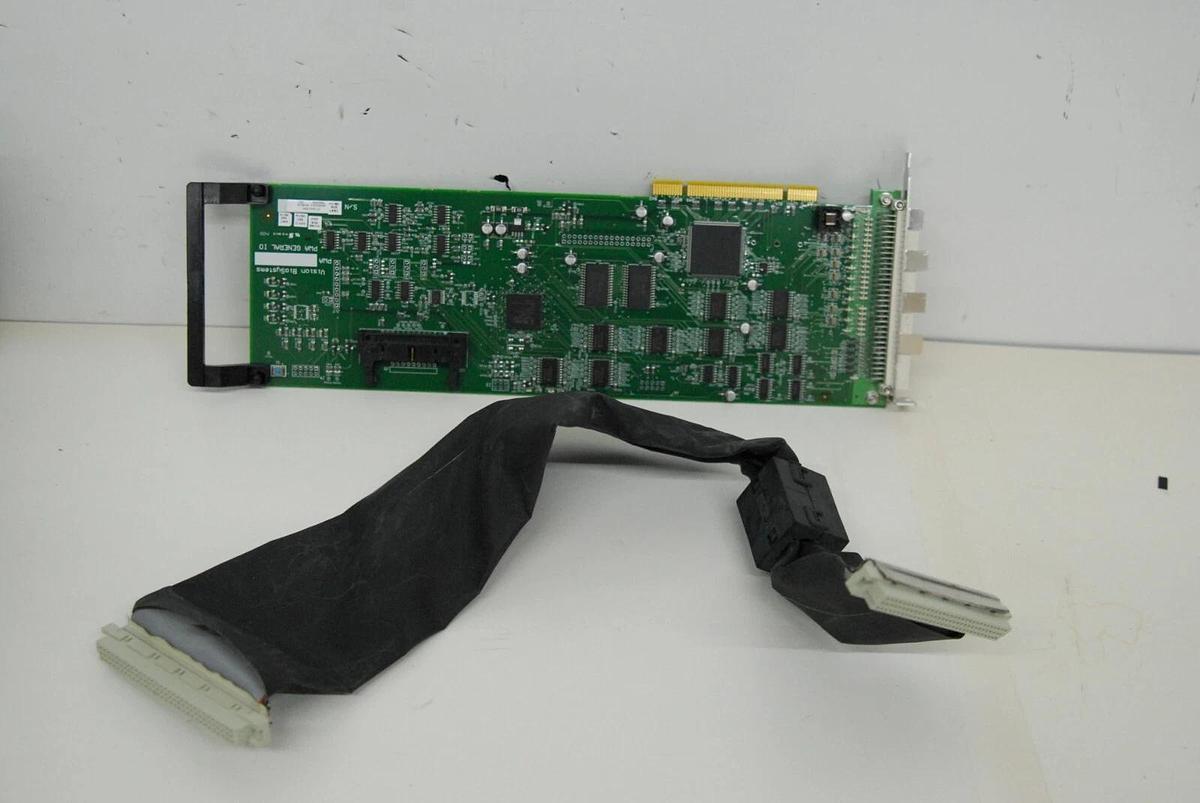 Used Vision BioSystems PWA GENERAL IO 37.5502.110.D04 Control Card W/ Attached Cable