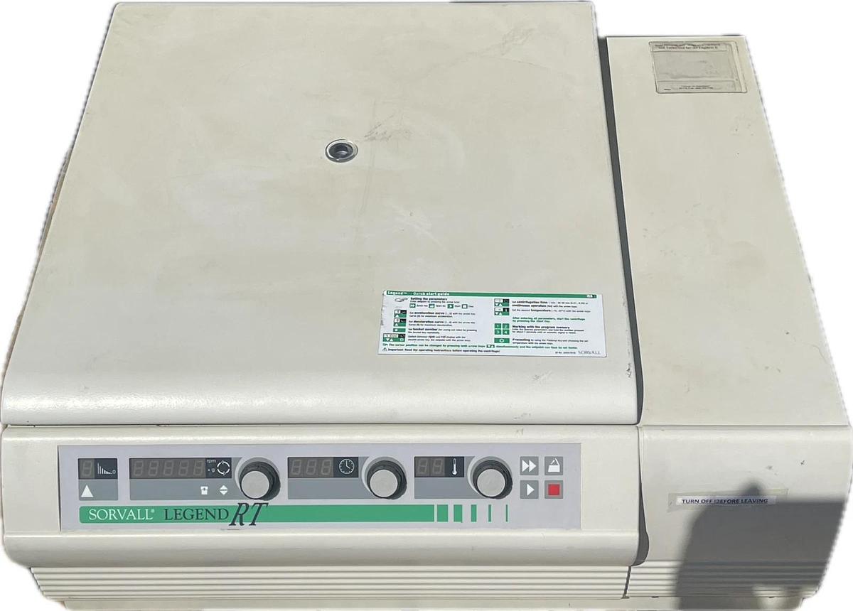 Used Kendro Sorvall Legend RT 75004376 Refrigerated Benchtop Centrifuge