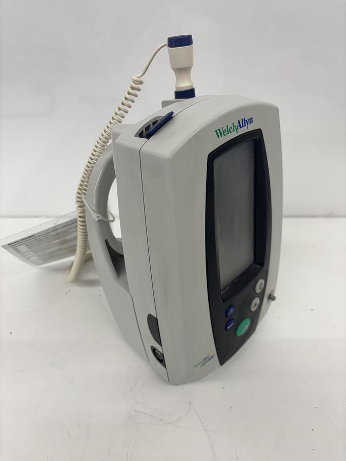Used Welch Allyn 420 Series Vital Monitor w/ Temp Probe + Power Supply