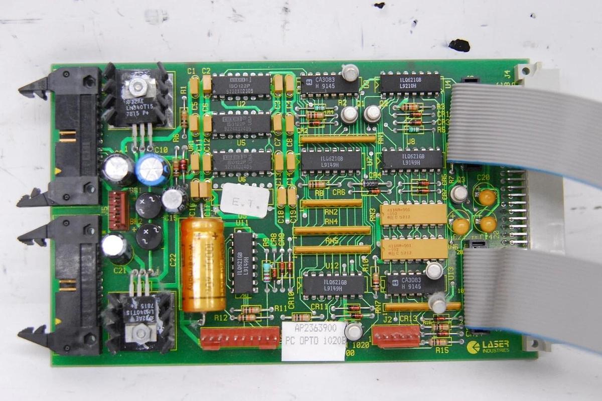 Used Laser Industries PC2349200 AP2363900 OPTO Isolation Board 1020 - Sharplan 1020