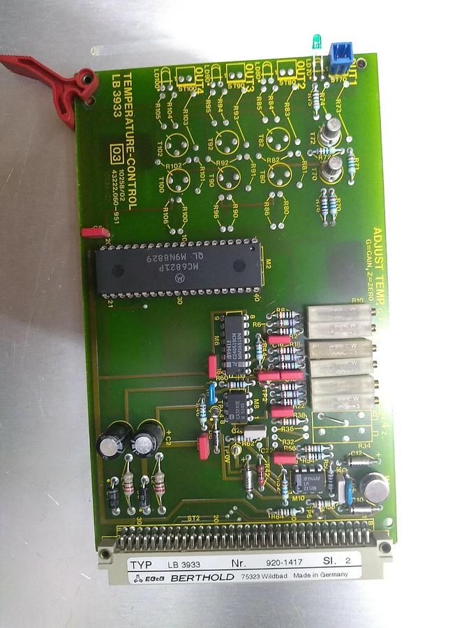 Used Berthold LB3933 Temperature Control Board