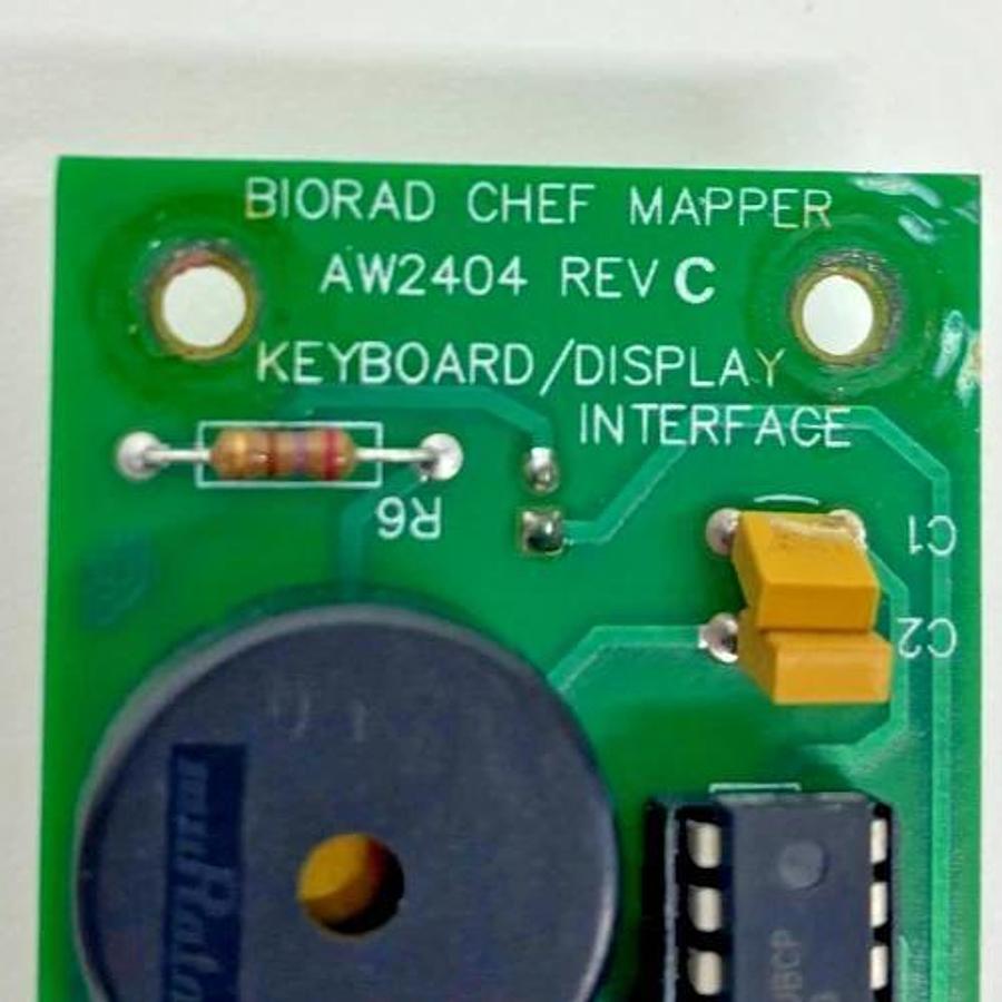 Used Bio-Rad AW2404 Keyboard/Display Interface Board - CHEF MAPPER