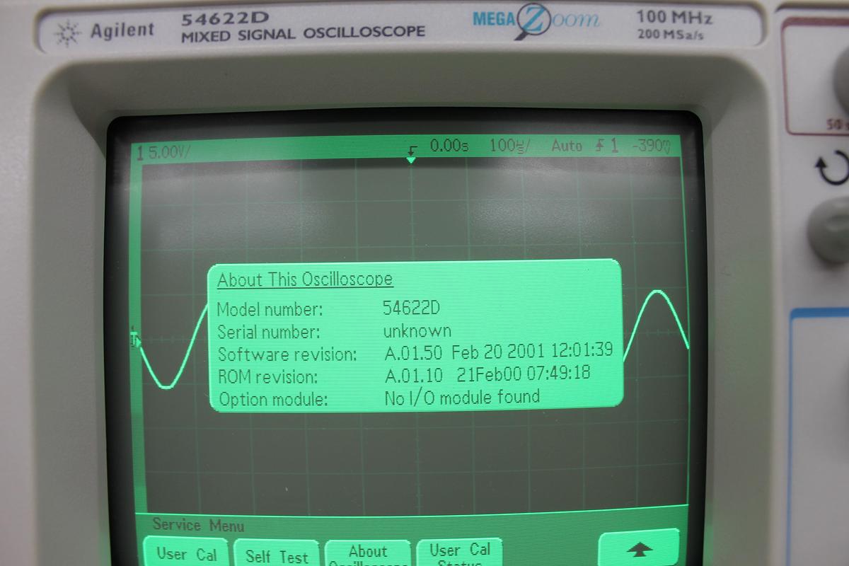 Used Agilent 54622D 100 MHz Mixed-Signal Oscilloscope - COMPLETE