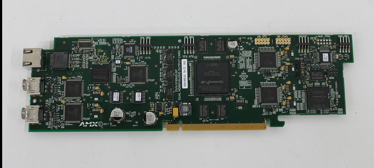 Used AMX Enova DVX-3150HD-SP SAA1906-42 Dual-Port HDMI/Valens PCIe Output Card