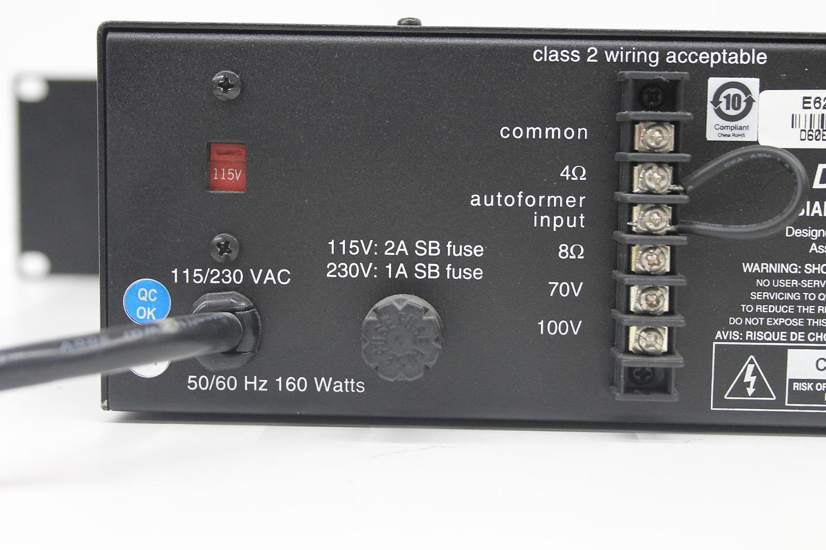 Used Biamp D60EQ 9 Band Equalizer