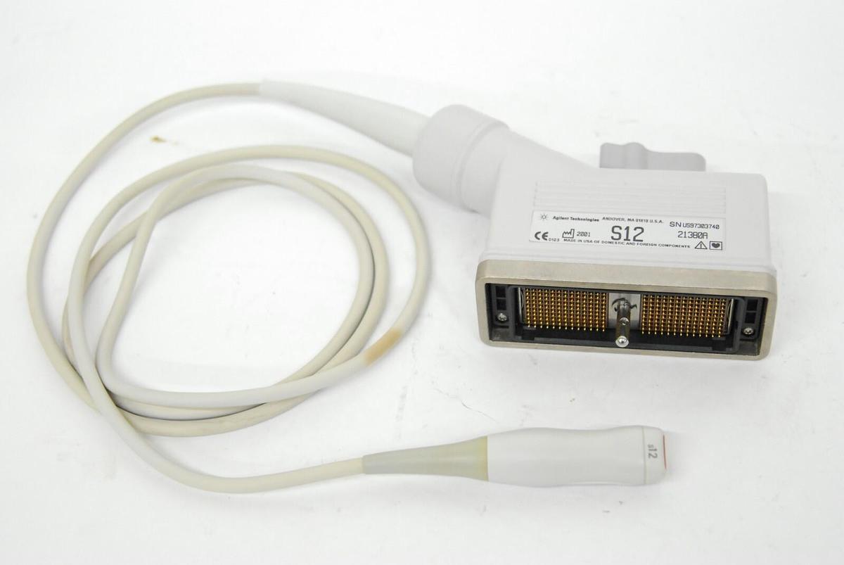 Used Agilent Philips 21380A S12 Sector Array Ultrasound Transducer Probe
