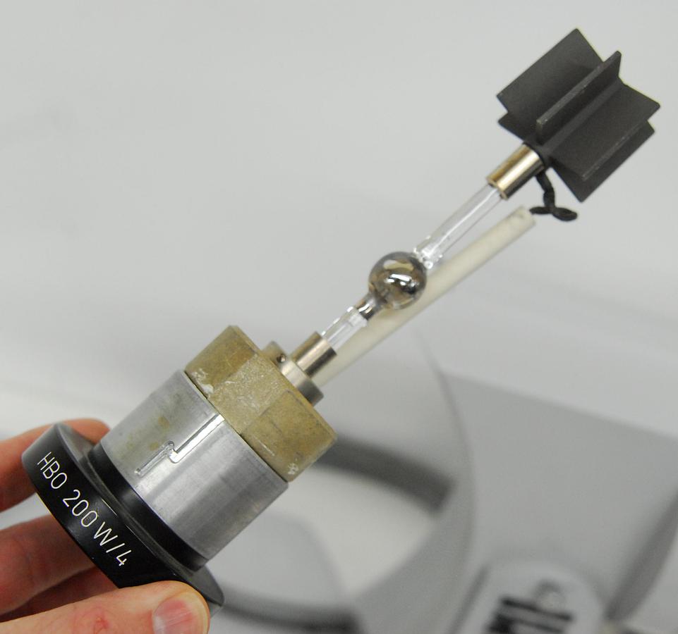 Used Zeiss Universal 472017 Special Illuminator Base W/ 392634 Power Supply, HBO 200