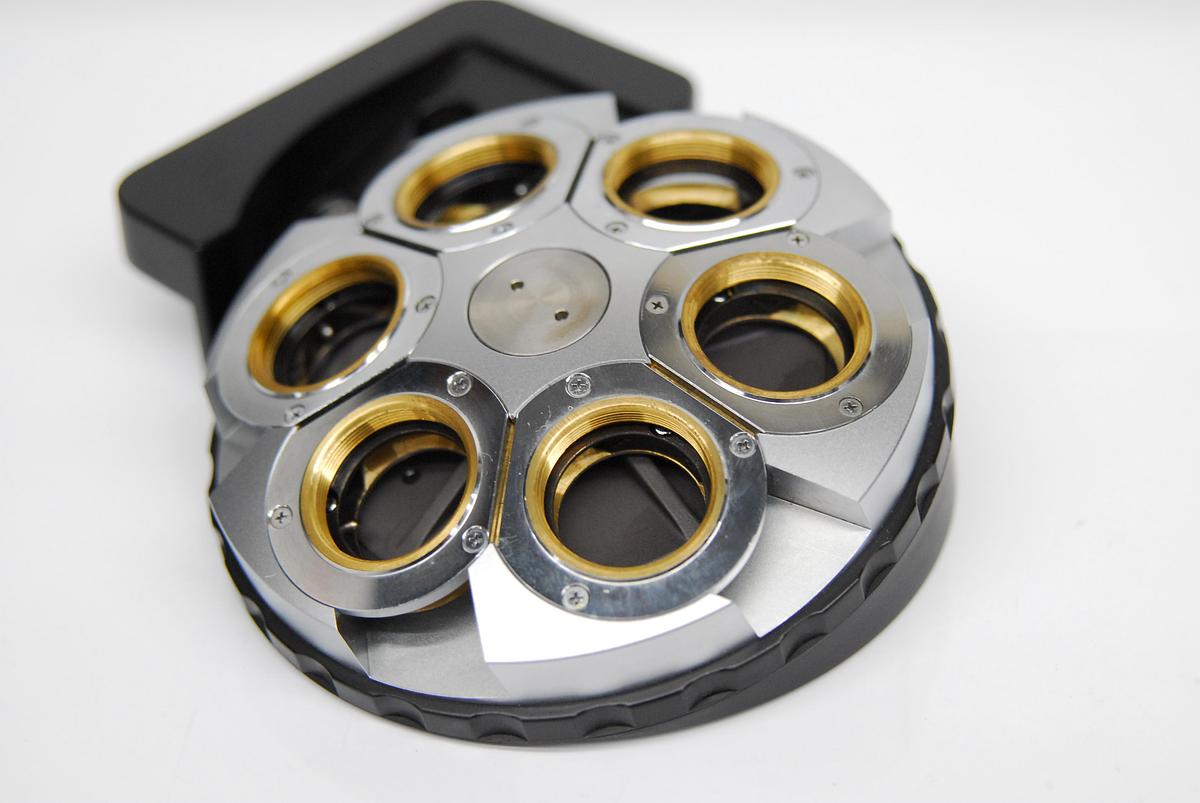 Used Nikon T-ND6 6-Position Microscope DIC Nosepiece Objective Turret (TE2000)