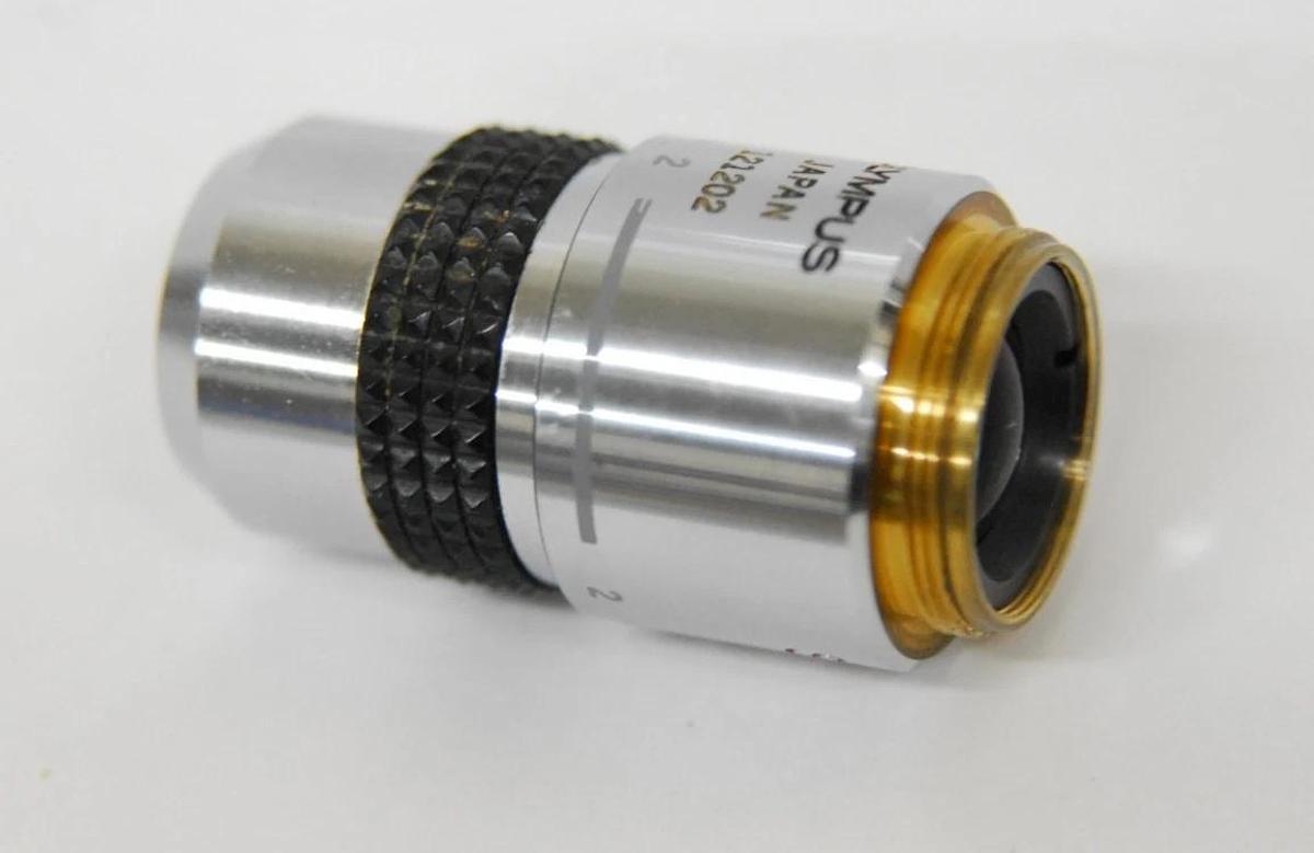 Used Olympus SPlan FL 2 0.08 160/- 2x Fluorite Microscope Objective (1-LB512)