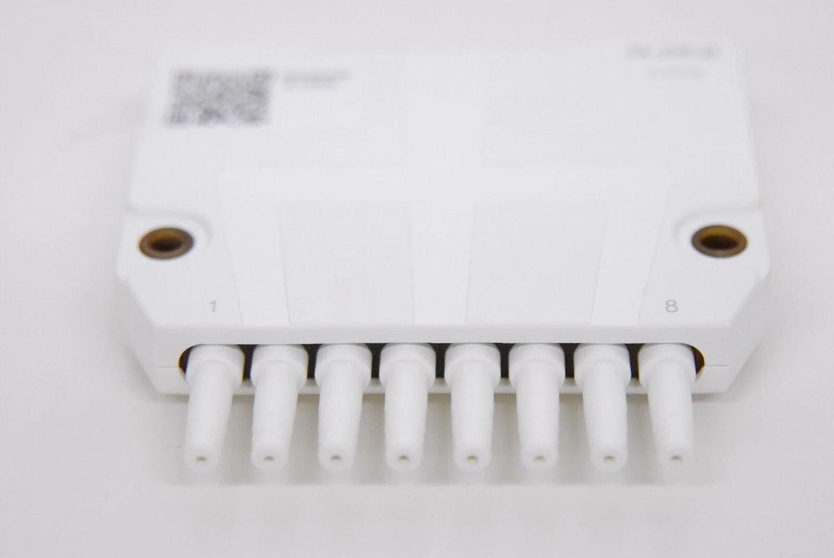 Used Gilson Pipetmax MAX8x200 20-200uL Pipette Head (Pipetmax 268)