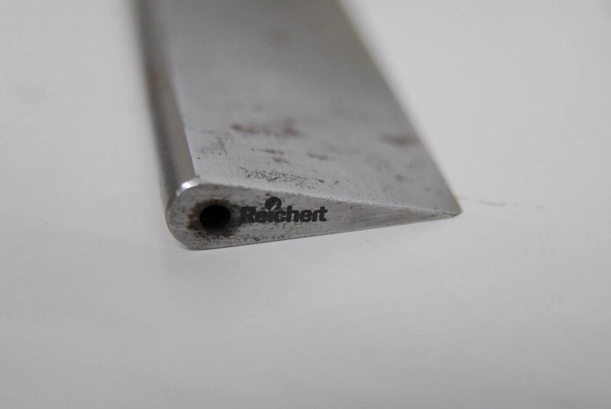 Used Reichert Microtome Knife 7.25" 185mm W/ Leica Hard Case