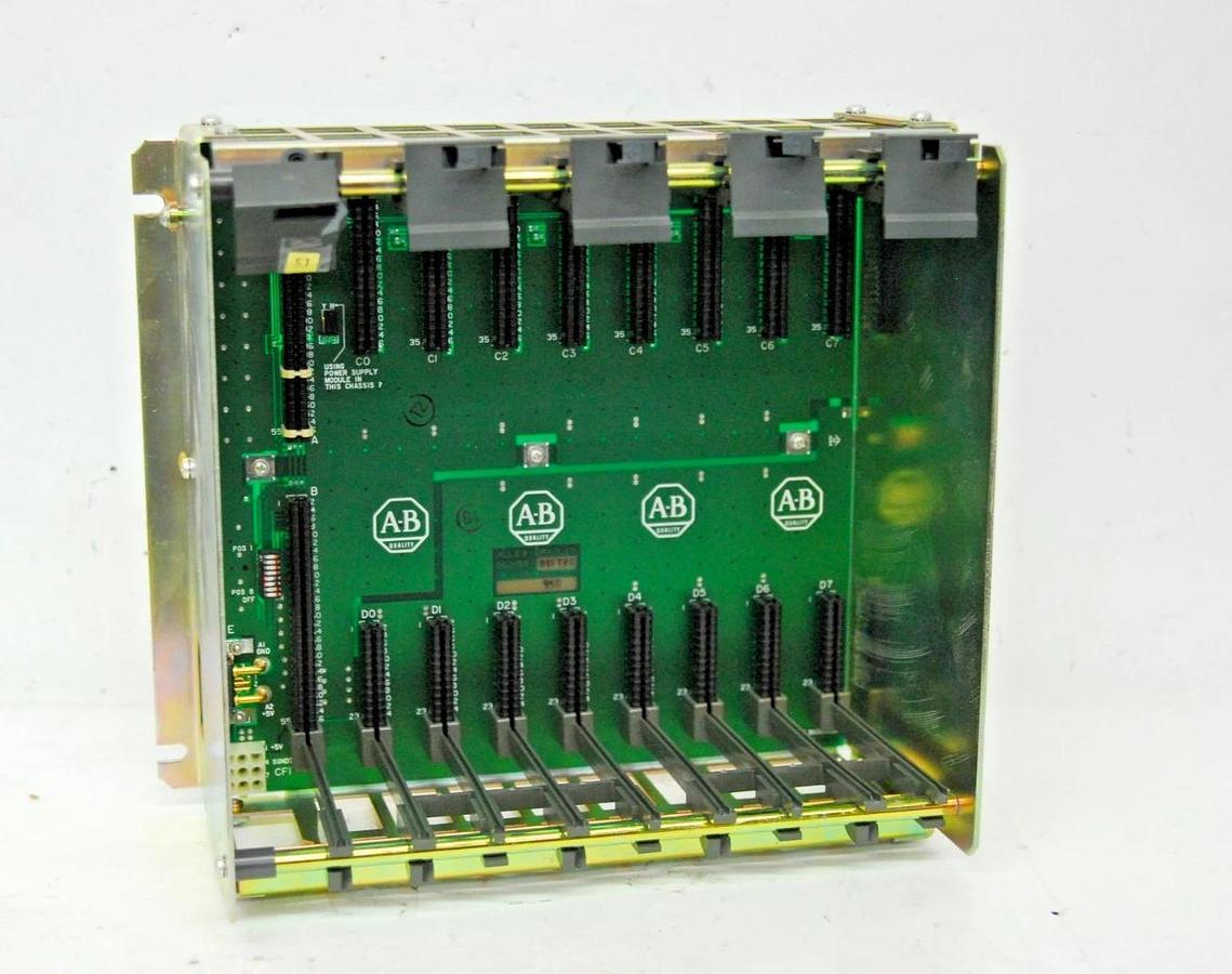 Used Allen-Bradley 1771-A2B 8 Slot I/O Chassis