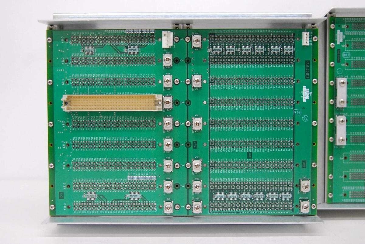 Used BD FACSAria 334350 Card Cage W/ Becton Dickinson Backplanes 331101 331071