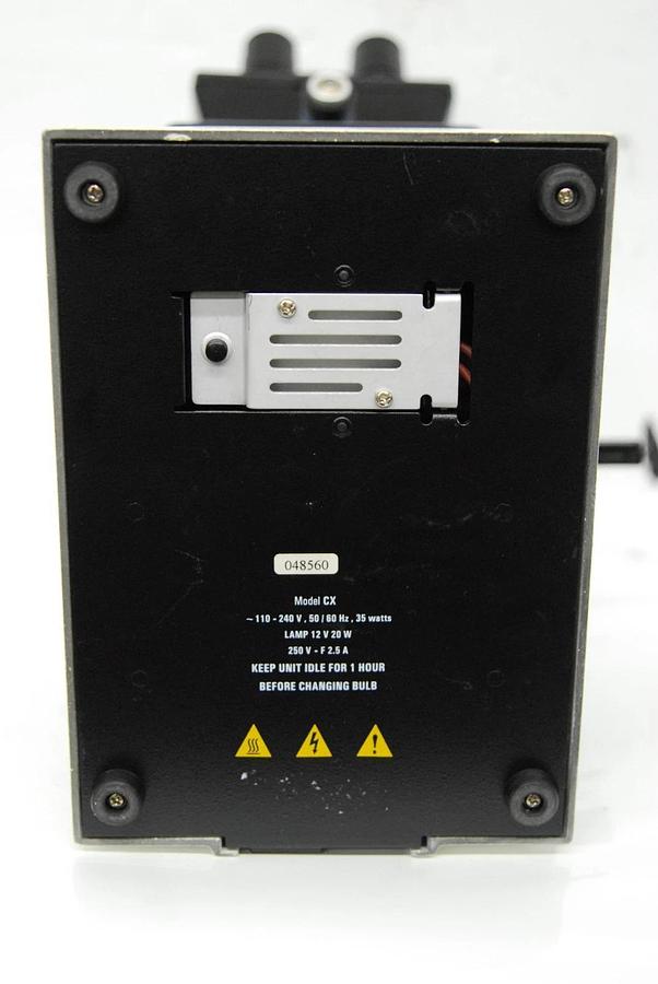 Used Labomed CX L Binocular Microscope W/ 4/10/40/100x Semi Plan Achro Objectives