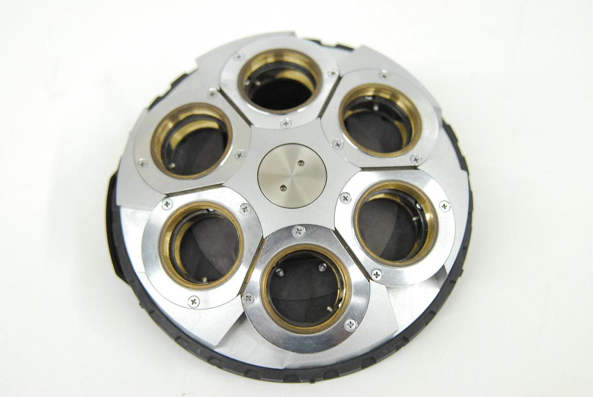Used Nikon C-ND DIC6 Microscope Nosepiece 6 Position Objective Turret (TE300)