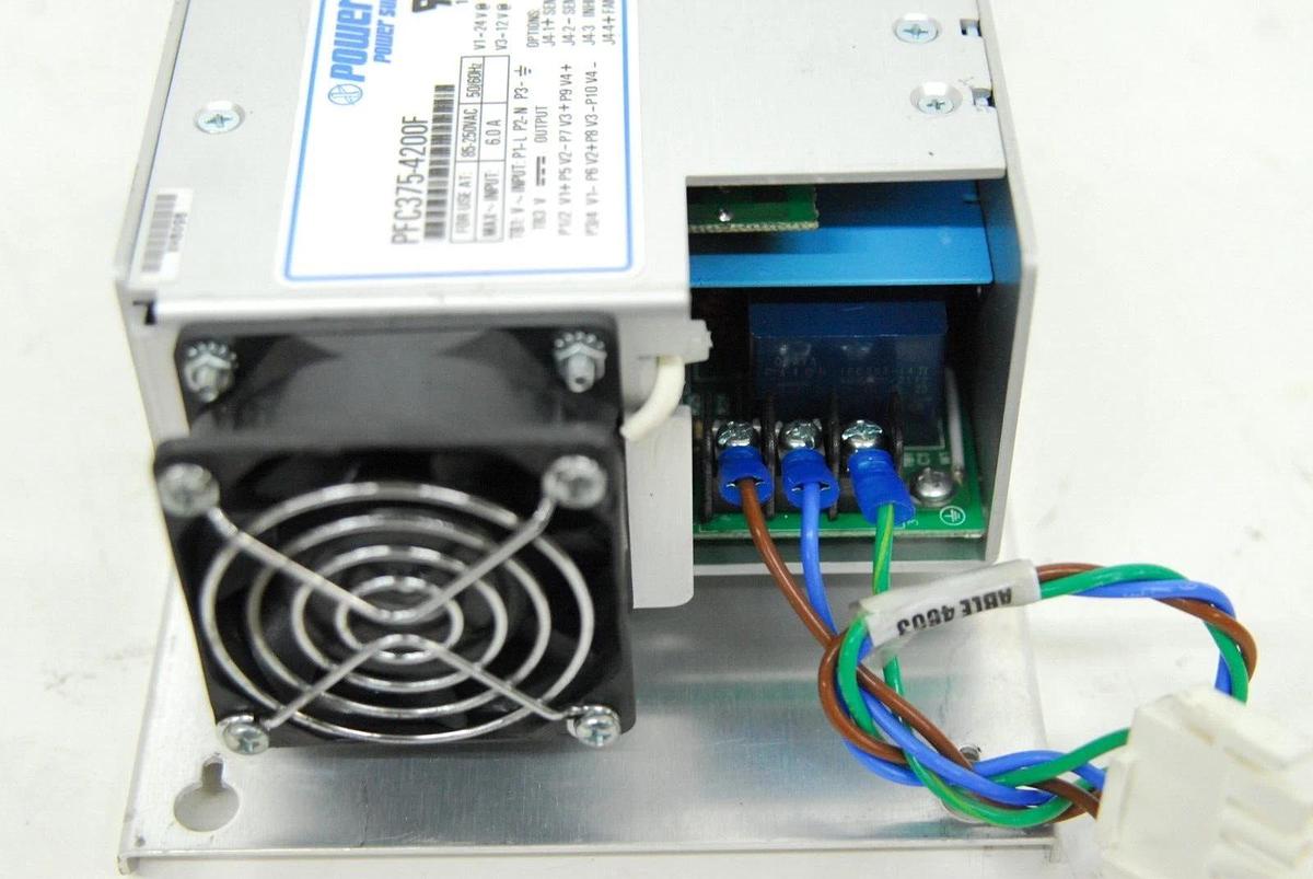 Used Power-One PFC375-4200F Power Supply 85-250VAC 50/60Hz 6.0A 5/12/24V