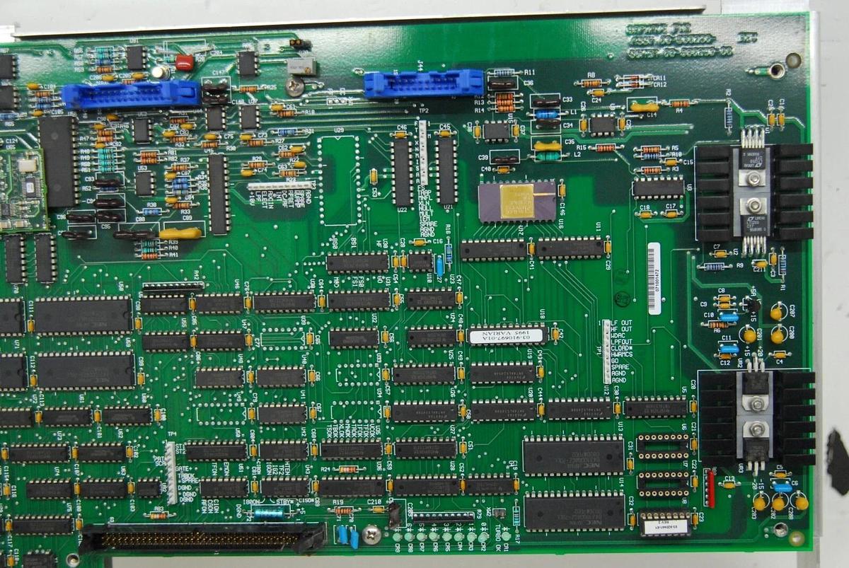 Used Varian SAPWAVE PWA 03-930260-01 Board - ADC Piggyback 03-930266-01 (SATURN 2000)