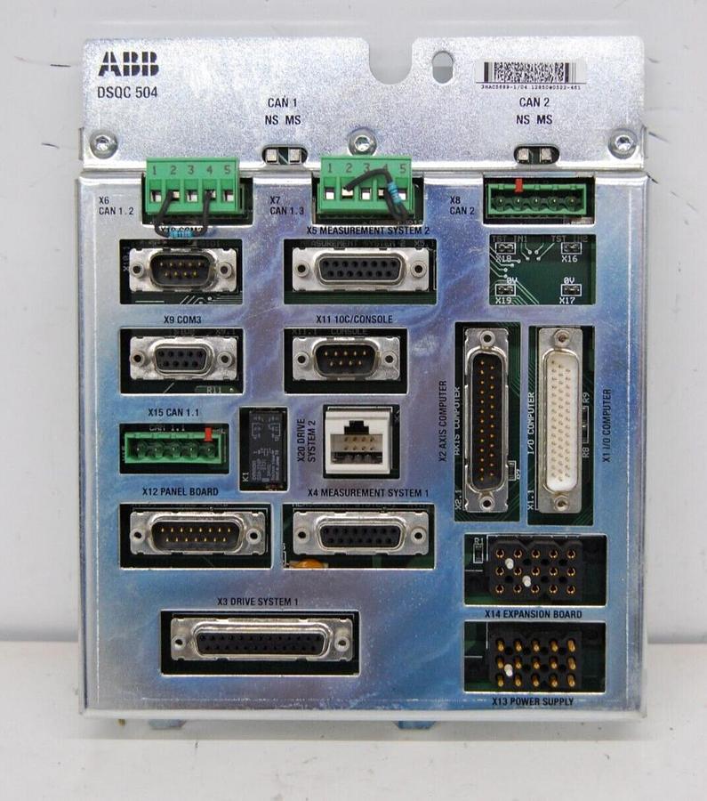 Used ABB DSQC 504 Base Connection Unit 3HAC5689-1, PN: 93-41-09