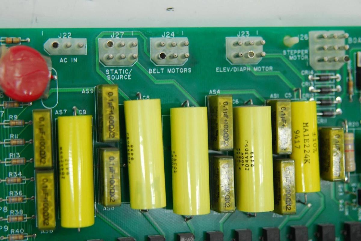 Used Beckman Coulter Liquid Scintillation Relay/Power Board 00500702 (Beckman LS6500)