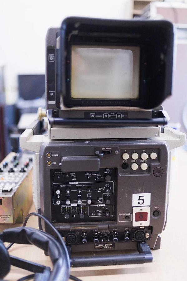 Used Ikegami HK-388W Camera Head Base with OCP 388 CCU and Beyerdynamic Headset