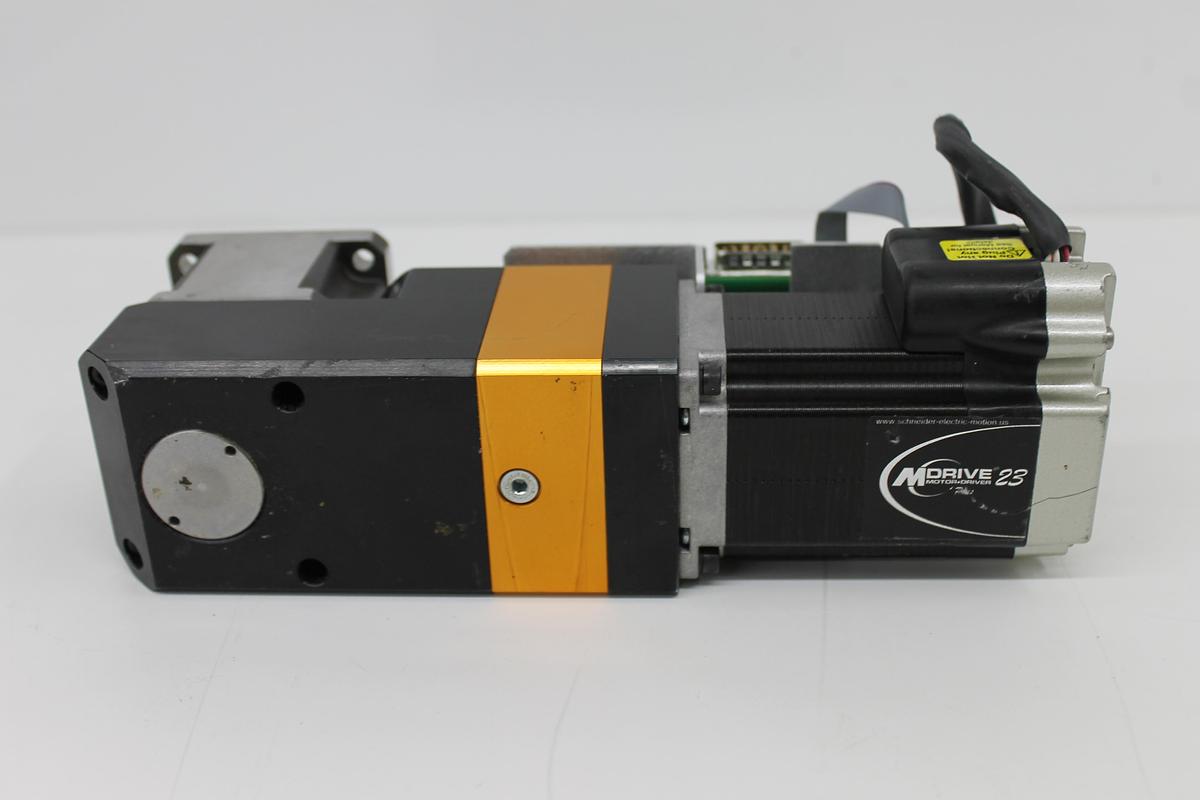 Used Parker RX60-020-S2 Right Angle Planetary Gearhead w/ MDrive 23 Motor and Controller