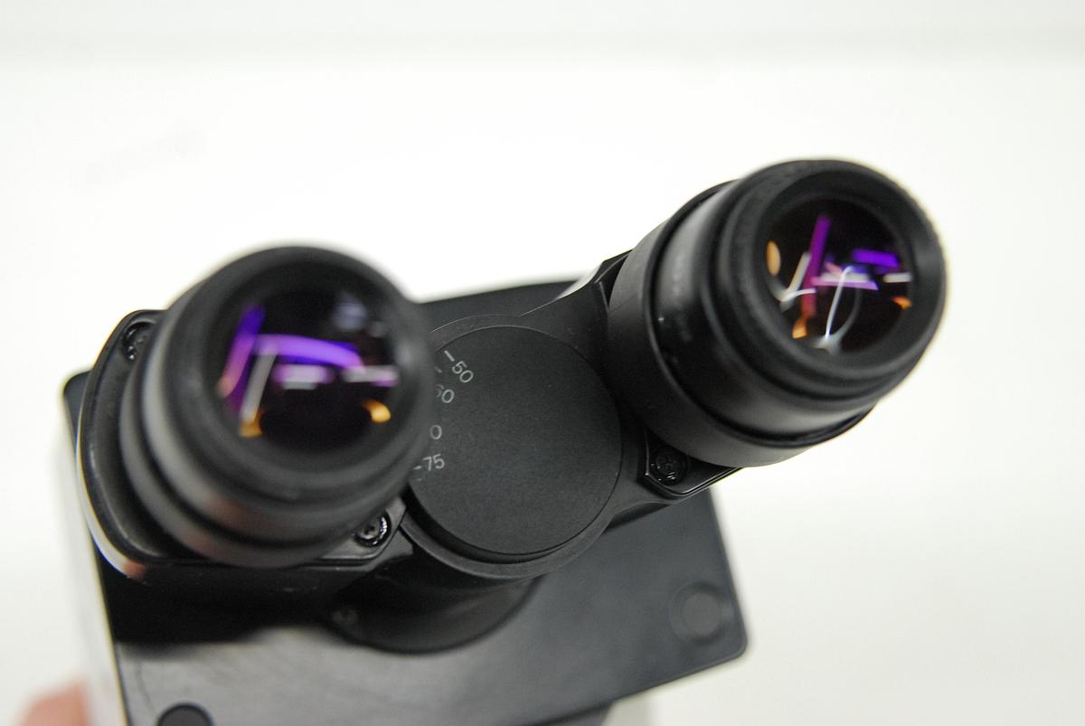Used Nikon T-TD Binocular Tube D Microscope Head W/ CFI 10x/22 Eyepiece Set (TE2000)