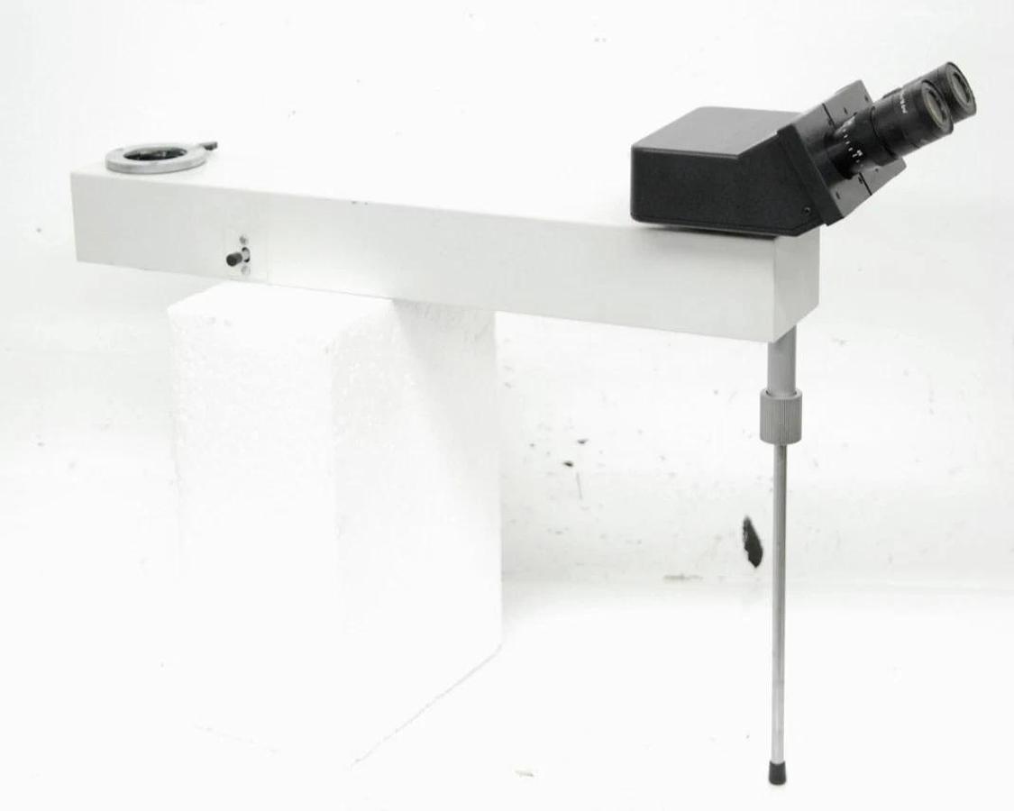 Used Leitz 513578 Dual Observation Asymmetric Discussion Tube W/ Head, 2x Eyepieces