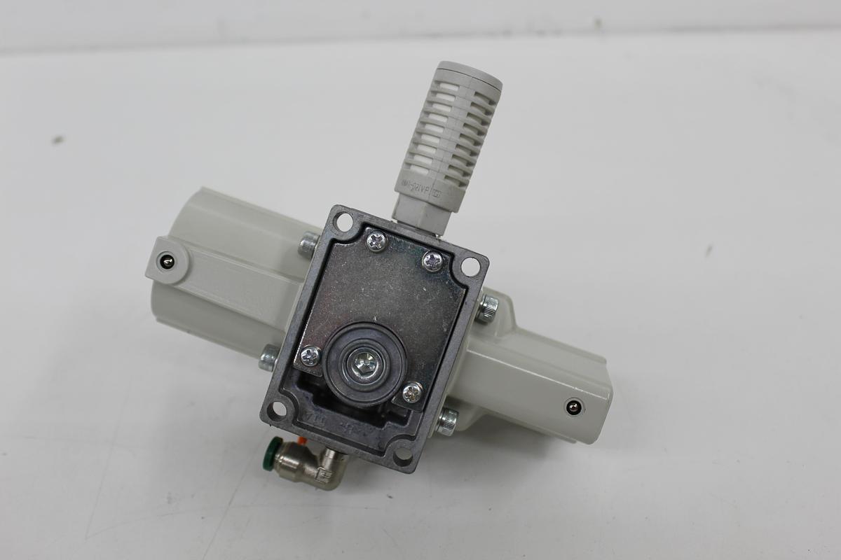 Used SMC VBA11A-T02-Z Pneumatic Air Pressure Booster Regulator 145 PSI In 290 PSI Out